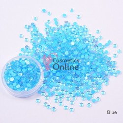 Strasuri din Cristale 100 bucati SC287 Blue cu Refexii Mermaid 2mm